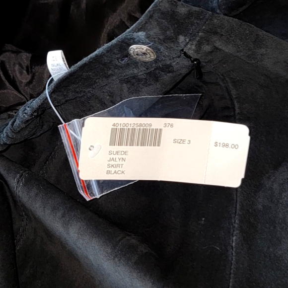 CHICO'S Suede Leather Skirt NEW NWT 3 - Picture 4 of 4